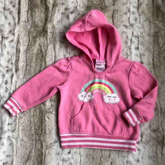 Pink Rainbow Hoodie - Picture 1 of 5